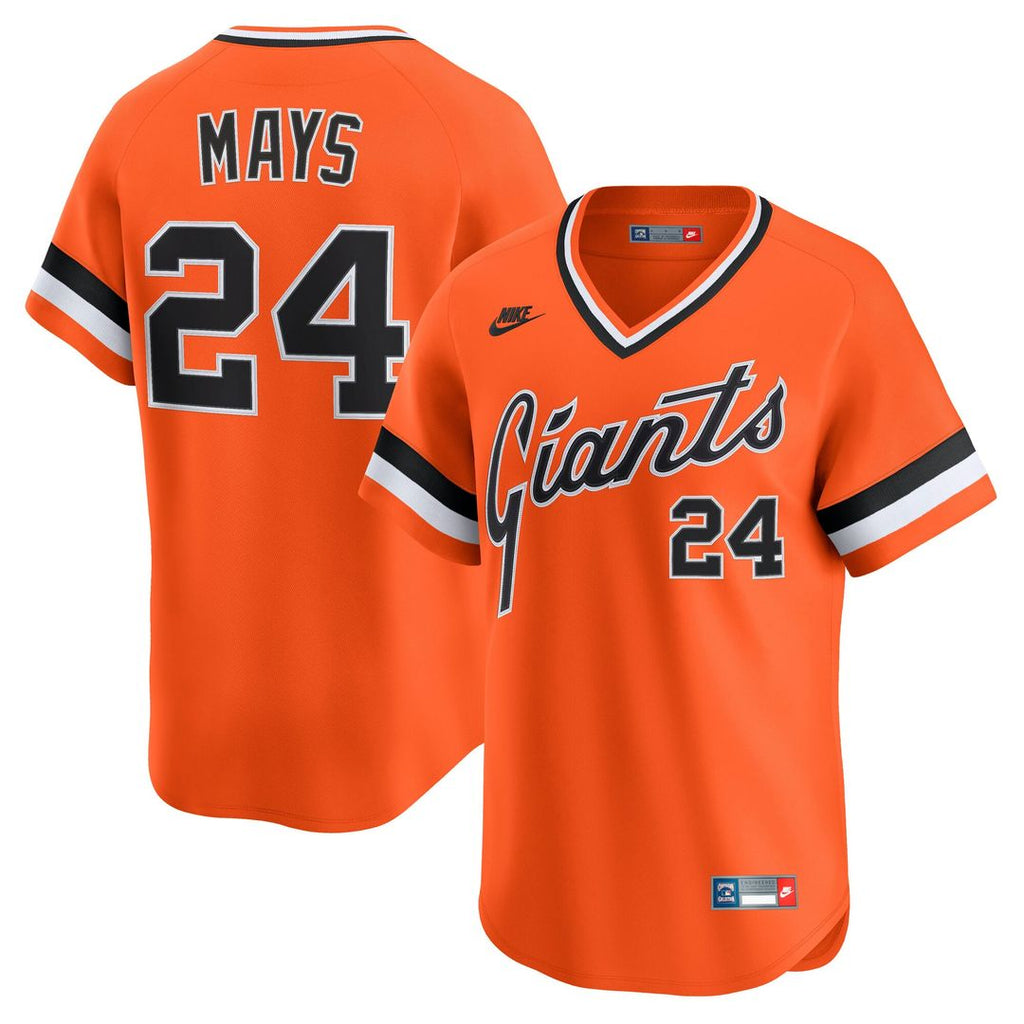 San Francisco Giants Willie Mays Cooperstown Limited Jersey | Orange