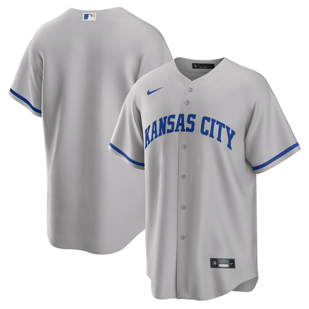 Kansas City Royals Road Replica Team Jersey | Gray