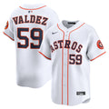 Houston Astros Framber Valdez Home Limited Jersey | White