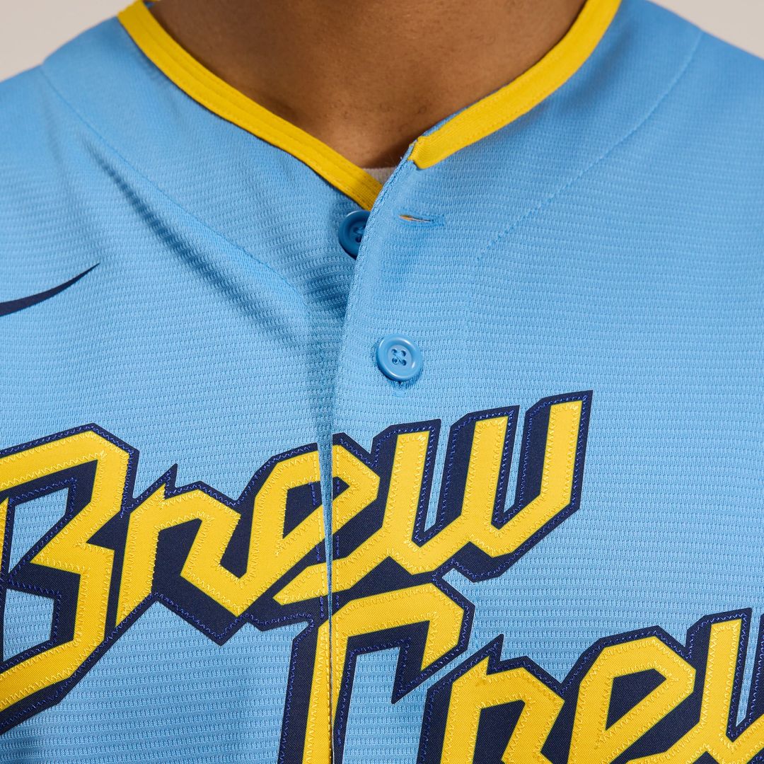 Milwaukee Brewers City Connect Replica Team Jersey | Powder Blue