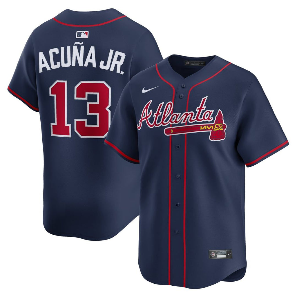 Atlanta Braves Ronald Acuña Jr. Alternate Limited Jersey | Navy