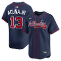 Atlanta Braves Ronald Acuña Jr. Alternate Limited Jersey | Navy