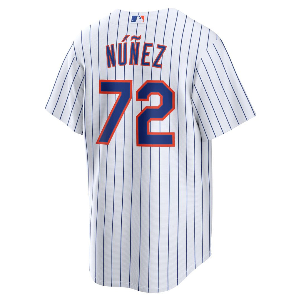 New York Mets Dedniel Núñez Home Replica Jersey | White