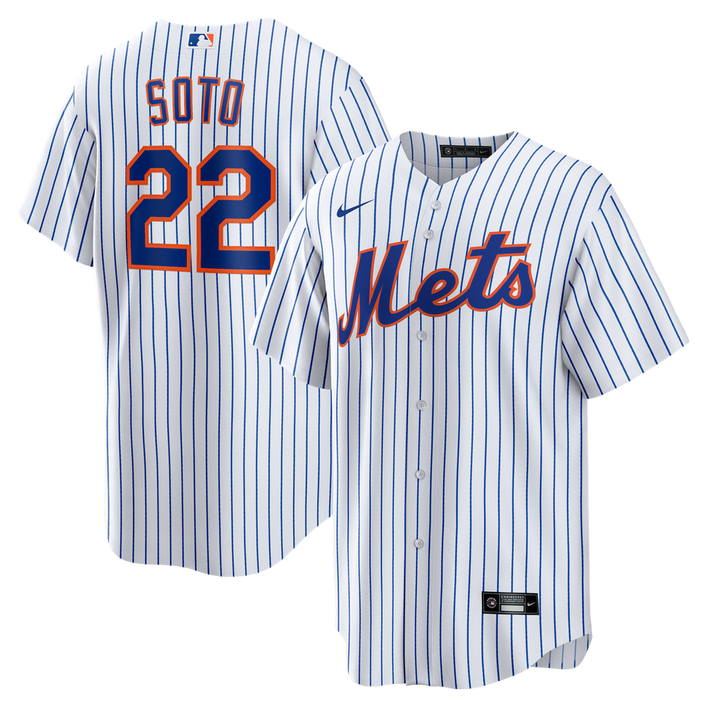 New York Mets Juan Soto Home Replica Jersey | White