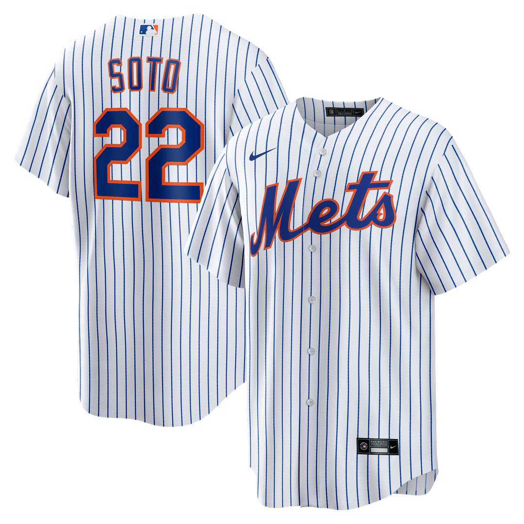 New York Mets Juan Soto Home Replica Jersey | White