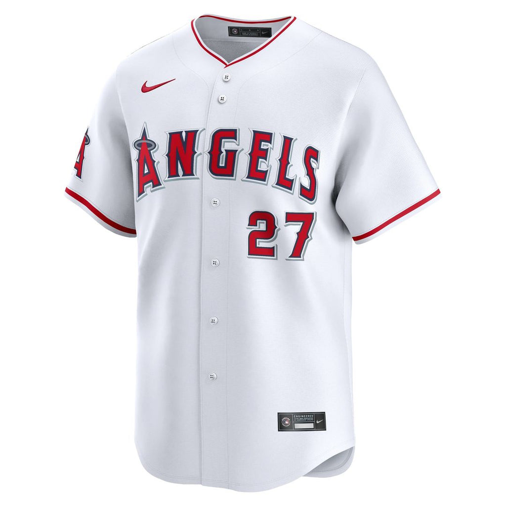 Los Angeles Angels Mike Trout Youth Home Limited Jersey | White