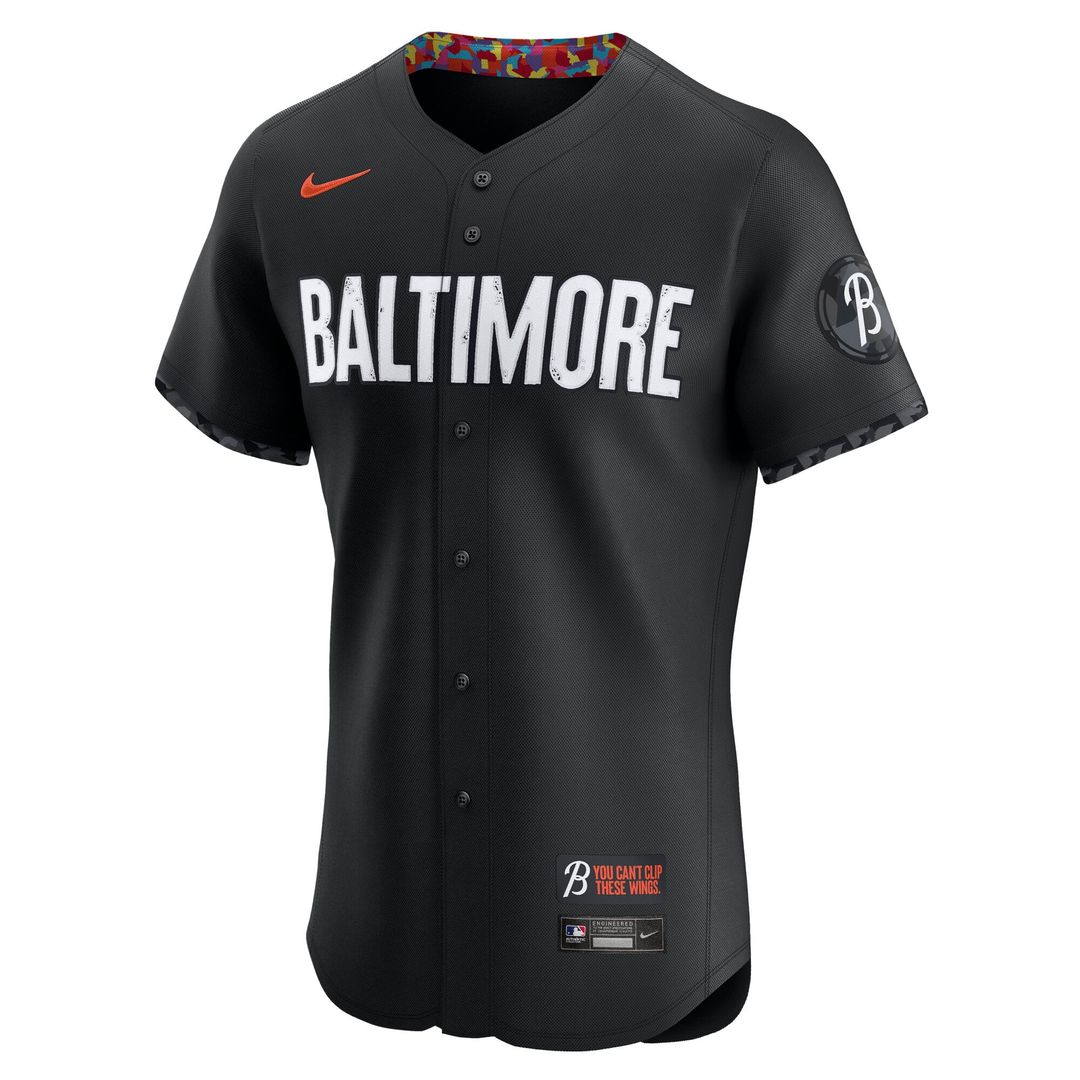Baltimore Orioles City Connect Elite Jersey | Black