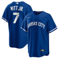 Kansas City Royals Bobby Witt Jr. Alternate 2 Replica Jersey | Rush Blue