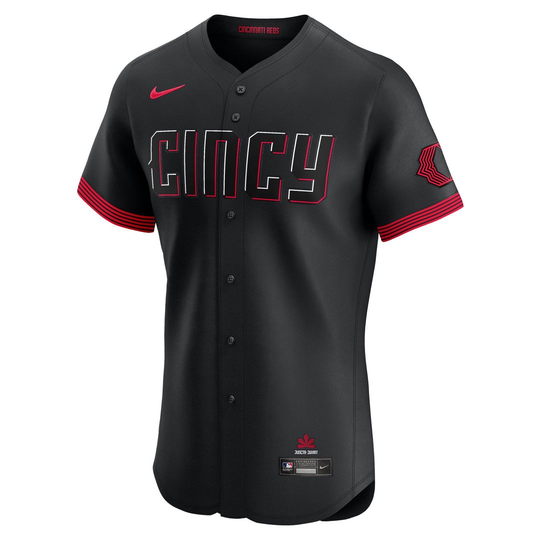 Cincinnati Reds City Connect Elite Jersey | Black
