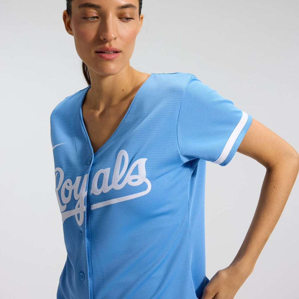 Kansas City Royals Women's Alternate Replica Team Logo Jersey | Light Blue