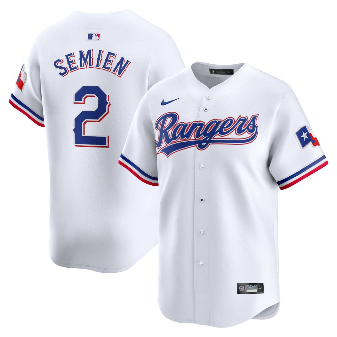 Texas Rangers Marcus Semien Home Limited Jersey | White