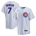 Chicago Cubs Dansby Swanson Replica Jersey | White