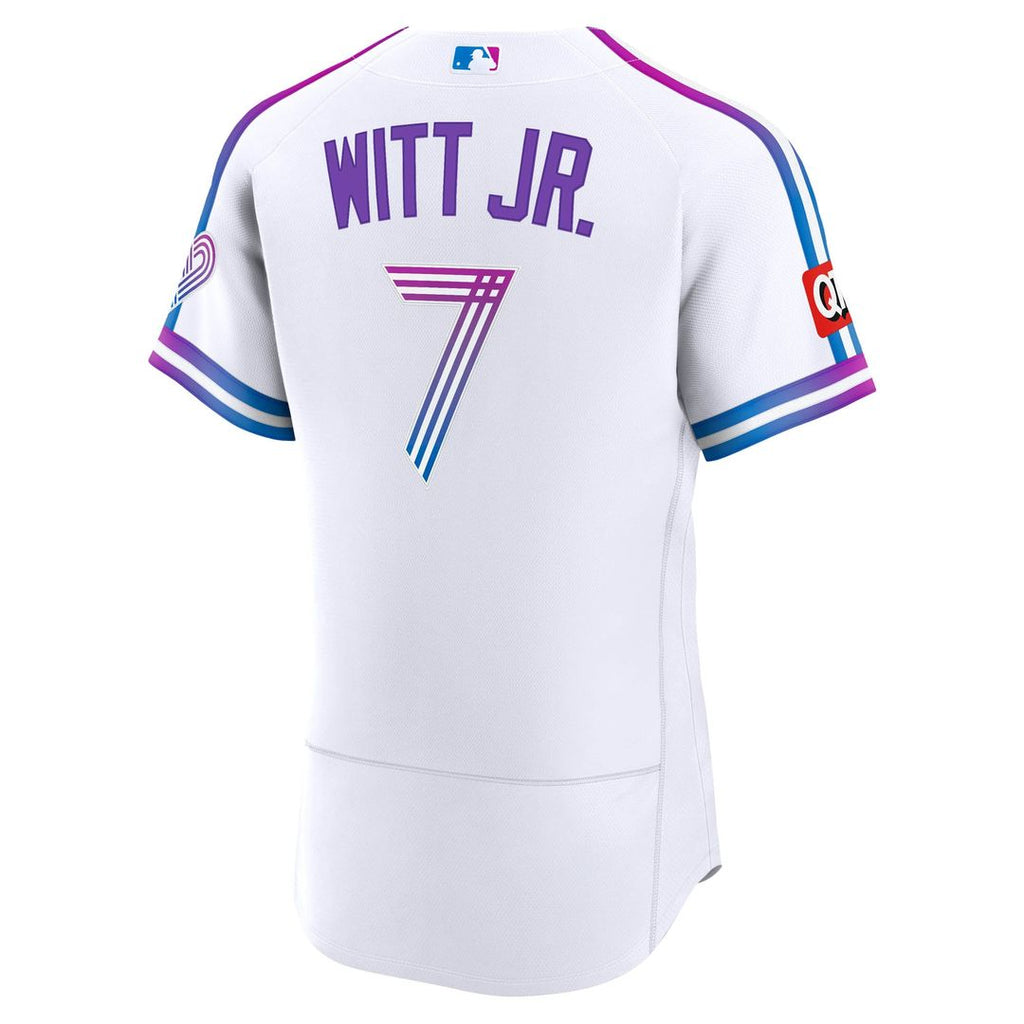 Kansas City Royals Bobby Witt Jr. 2026 City Connect Authentic Sponsor Patch Jersey | White