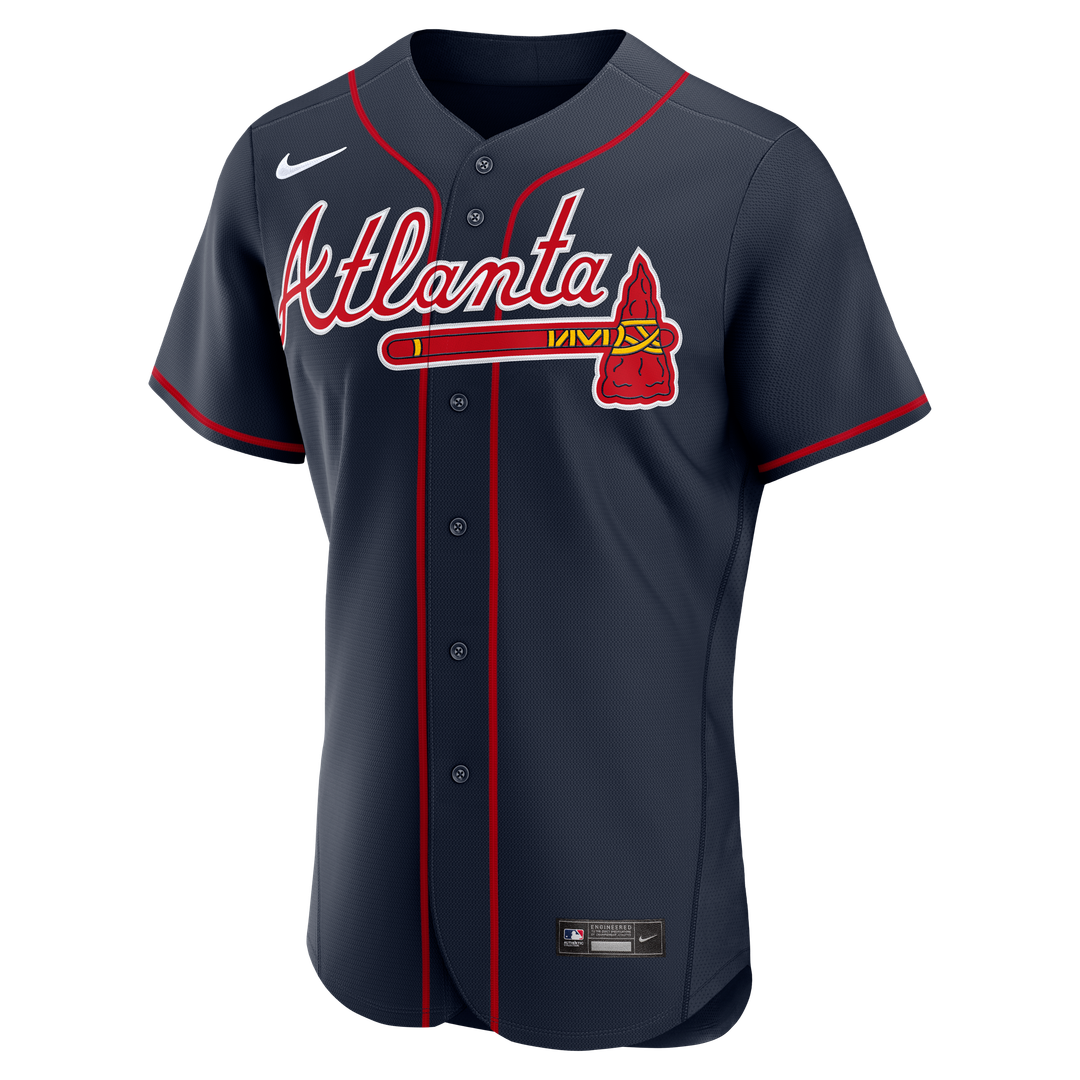 Atlanta Braves Drake Baldwin Alternate MLB Awards Authentic Jersey | Navy