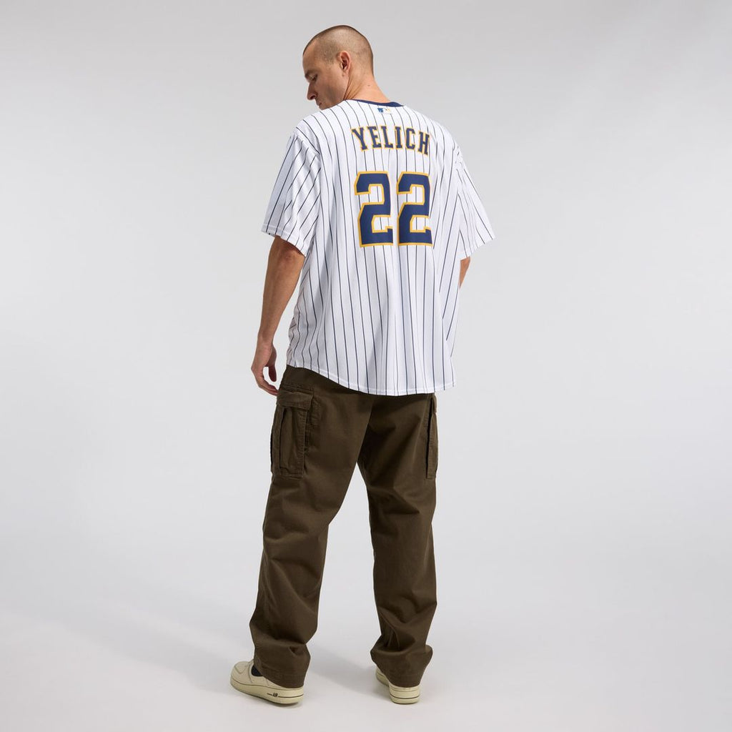 Milwaukee Brewers Christian Yelich Alternate Replica Jersey | White