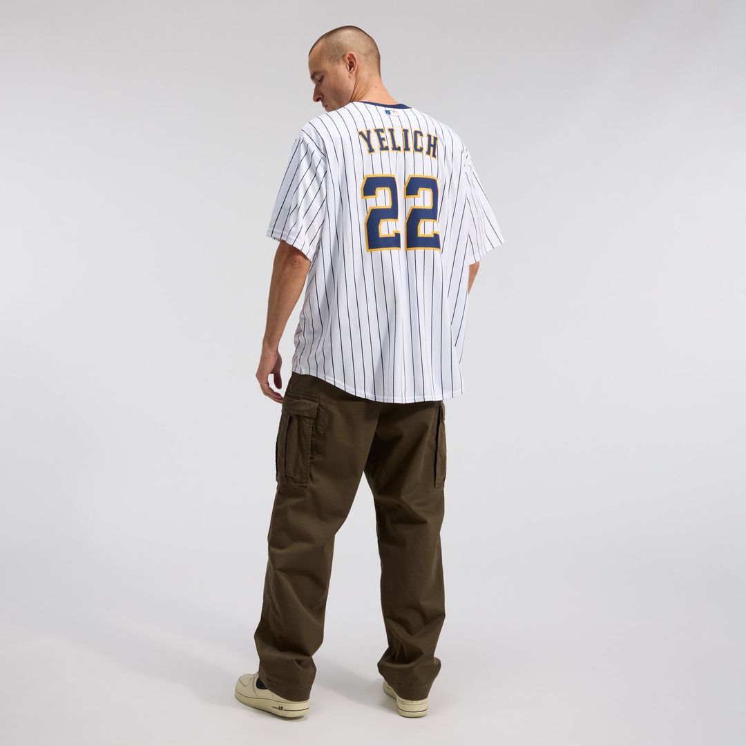 Milwaukee Brewers Christian Yelich Alternate Replica Jersey | White