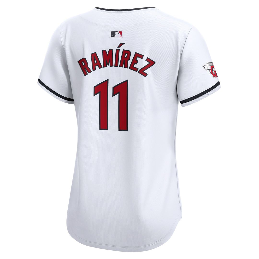 Cleveland Guardians Jose Ramirez Women's Home Limited Jersey | White