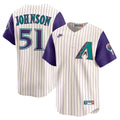 Arizona Diamondbacks Randy Johnson Throwback Cooperstown Limited Jersey | Cream