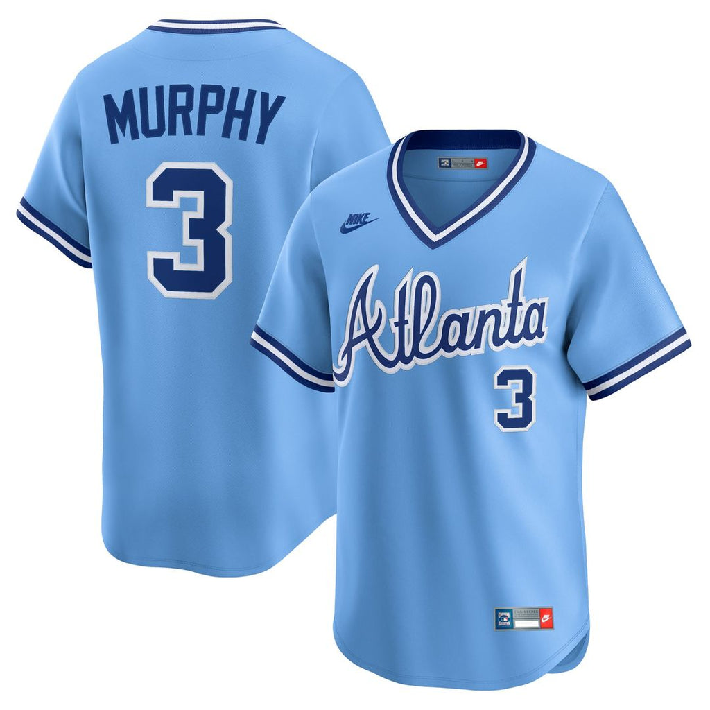 Atlanta Braves Dale Murphy Throwback Cooperstown Limited Jersey | Light Blue