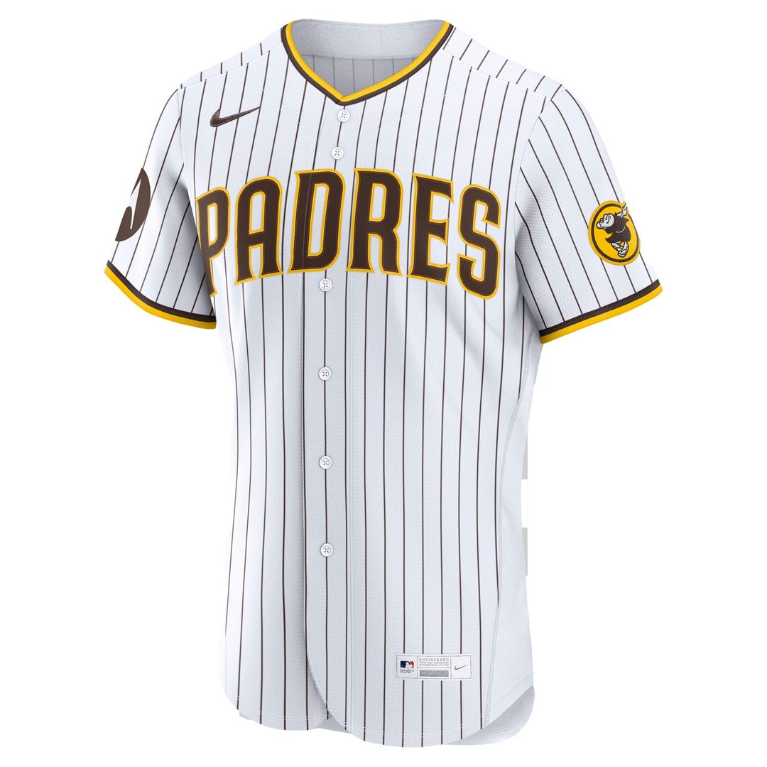 San Diego Padres Fernando Tatis Jr. Home Authentic Sponsor Patch Jersey | White