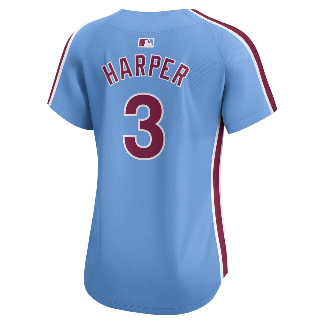 Philadelphia Phillies Bryce Harper Women's Alternate Limited Jersey | Light Blue