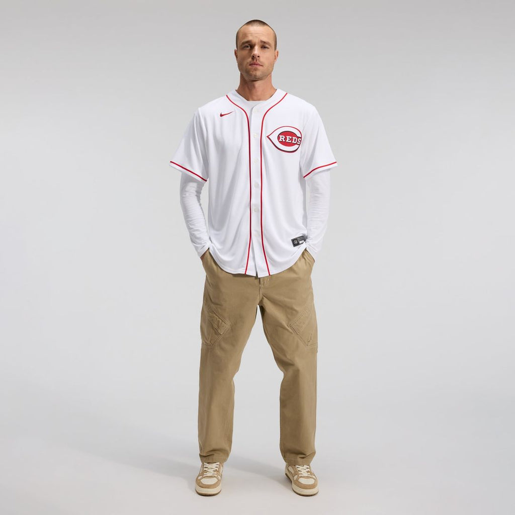 Cincinnati Reds Home Replica Team Jersey | White