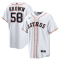 Houston Astros Hunter Brown Home Replica Jersey | White