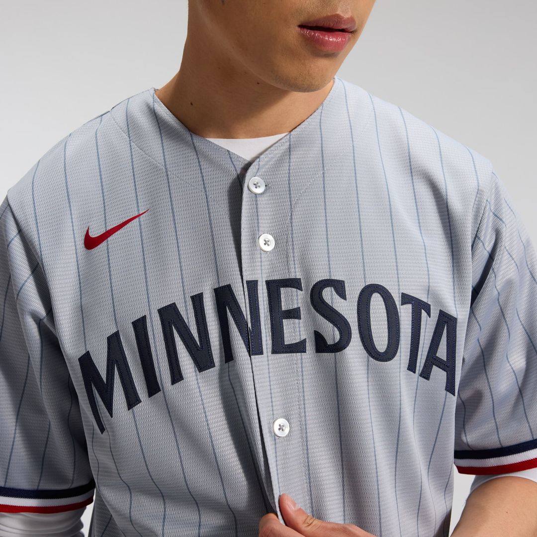 Minnesota Twins Road Replica Team Jersey | Gray