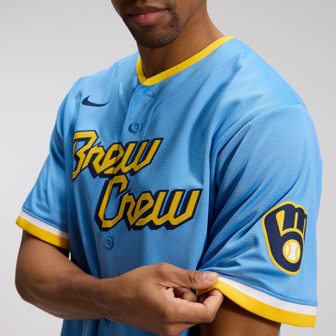 Milwaukee Brewers City Connect Replica Team Jersey | Powder Blue