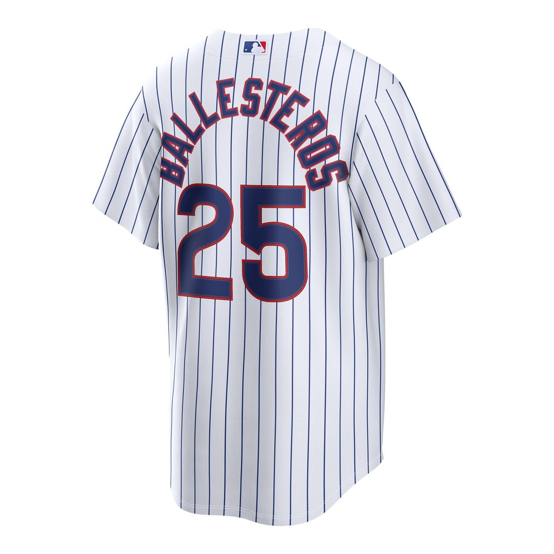 Chicago Cubs Moisés Ballesteros Home Replica Jersey | White