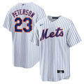 New York Mets David Peterson Home Replica Jersey | White