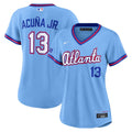 Atlanta Braves Ronald Acuña Jr. Women's 2026 City Connect Stadium Jersey | Powder Blue