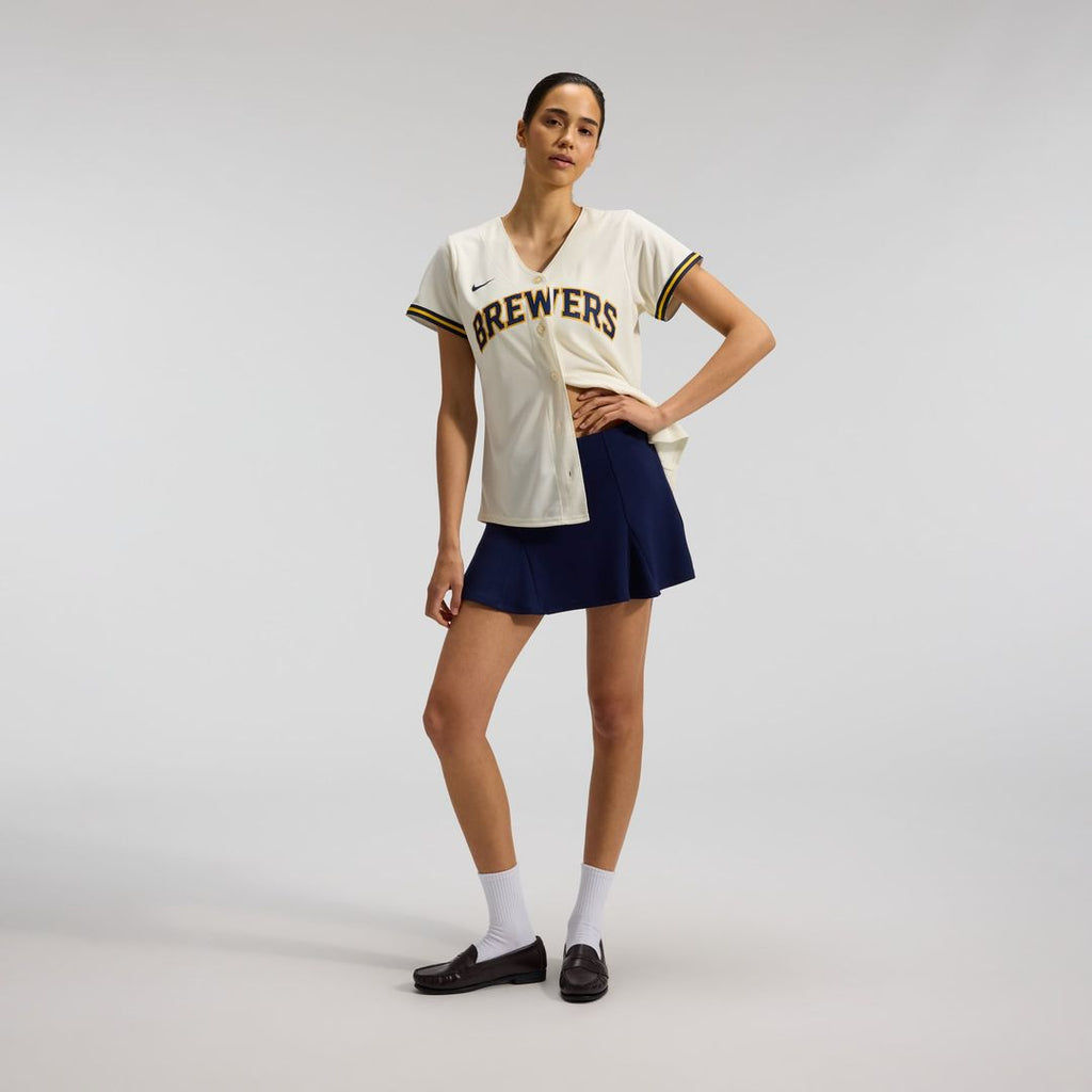 Milwaukee Brewers Sal Frelick Women's Home Replica Jersey | Cream