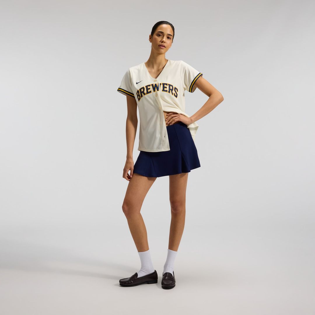 Milwaukee Brewers Sal Frelick Women's Home Replica Jersey | Cream