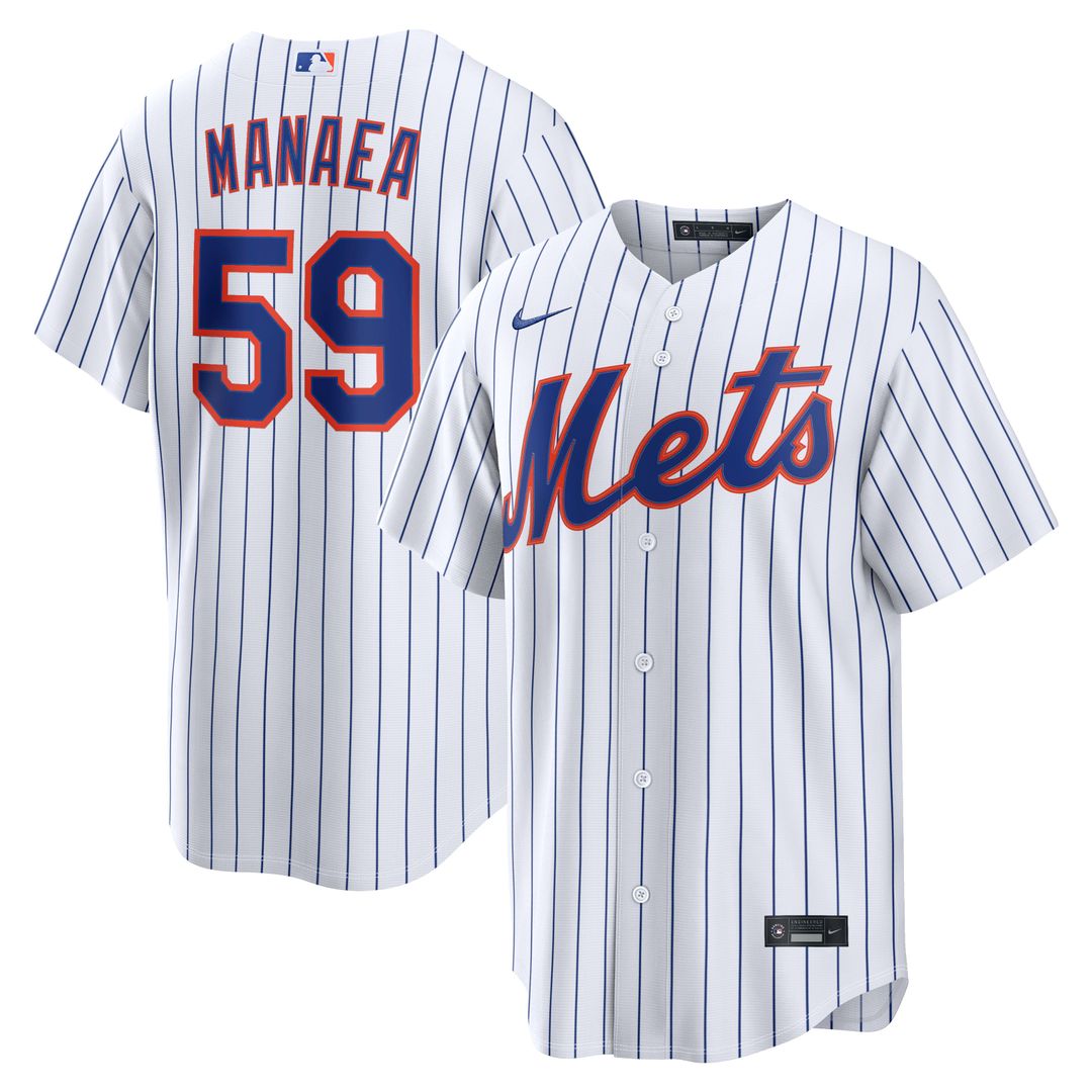 New York Mets Sean Manaea Home Replica Jersey | White