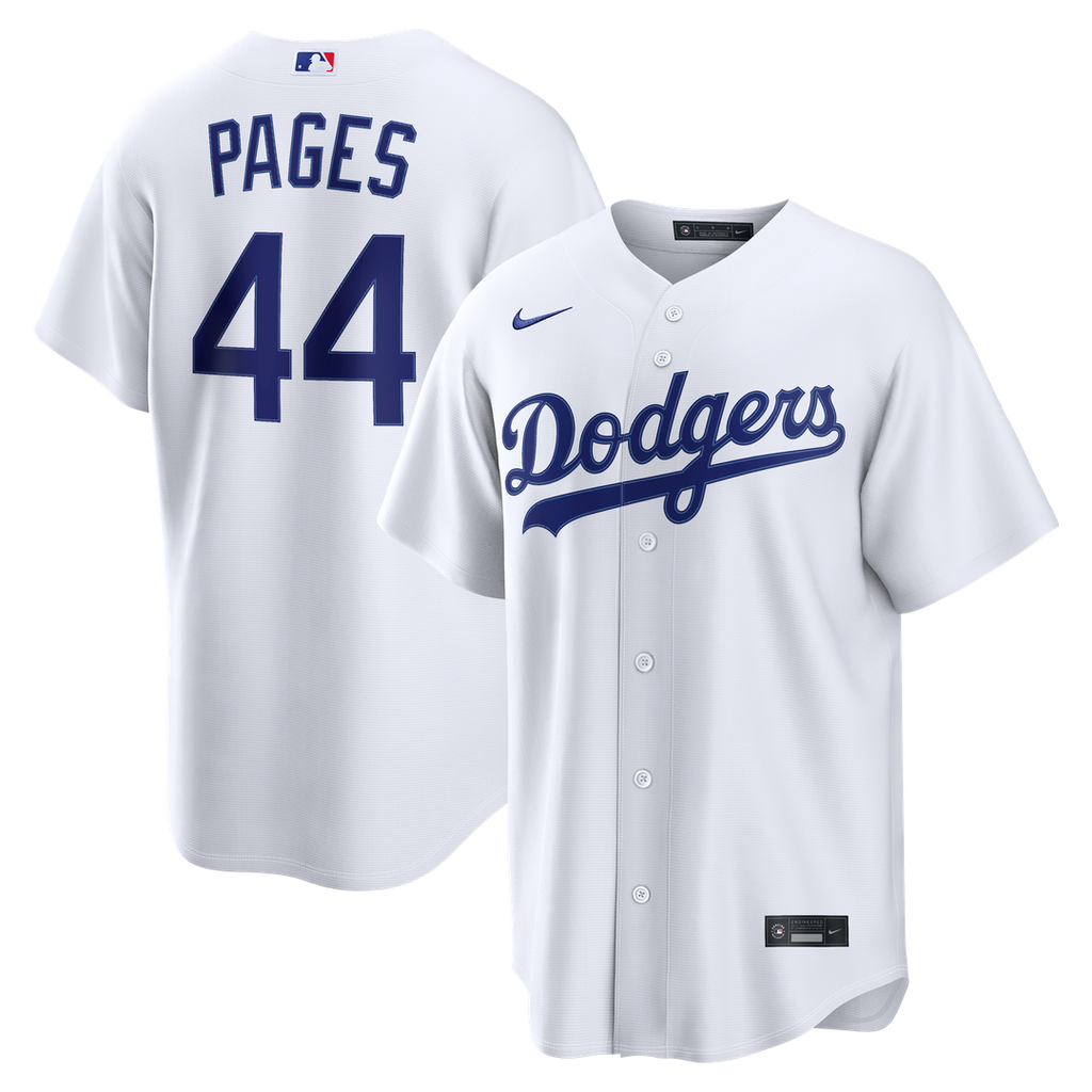 Los Angeles Dodgers Andy Pages Home Replica Jersey | White