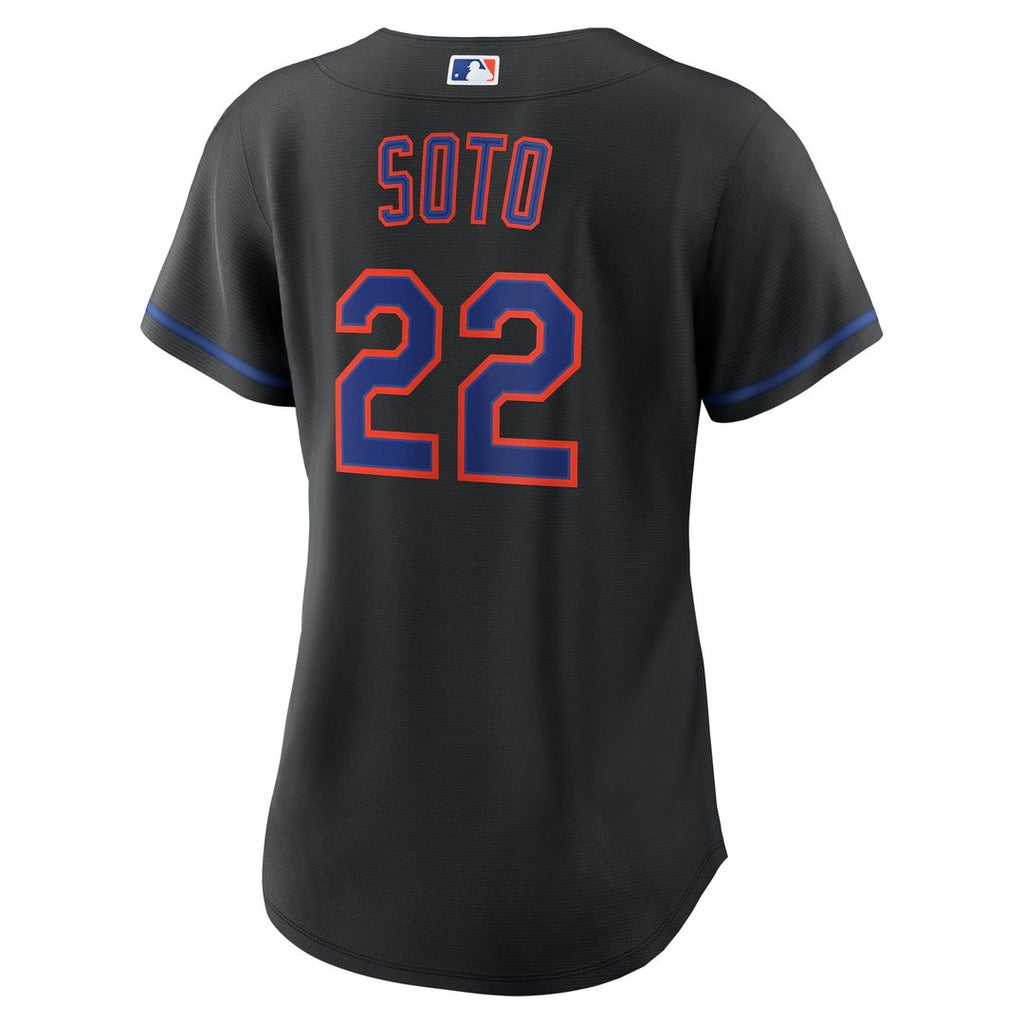 New York Mets Juan Soto Women's Alternate Replica Jersey | Black
