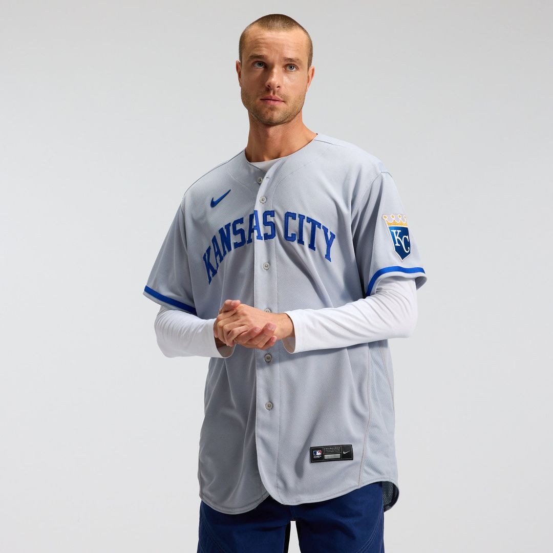 Kansas City Royals 2022 Road Authentic Jersey | Gray