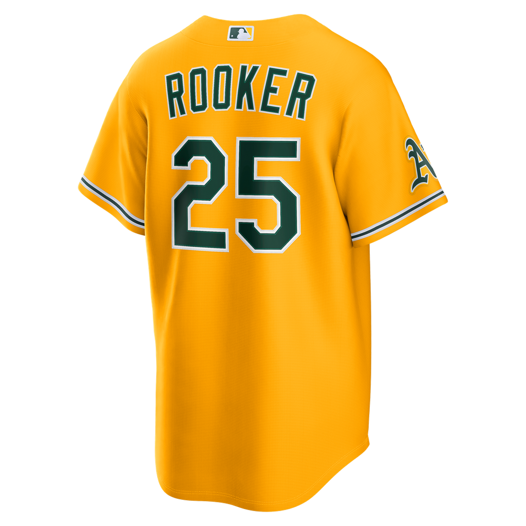 Athletics Brent Rooker Alternate Stadium Jersey | Gold