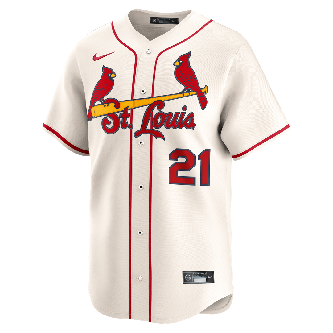 St. Louis Cardinals Lars Nootbaar Alternate 2 Limited Jersey | Cream