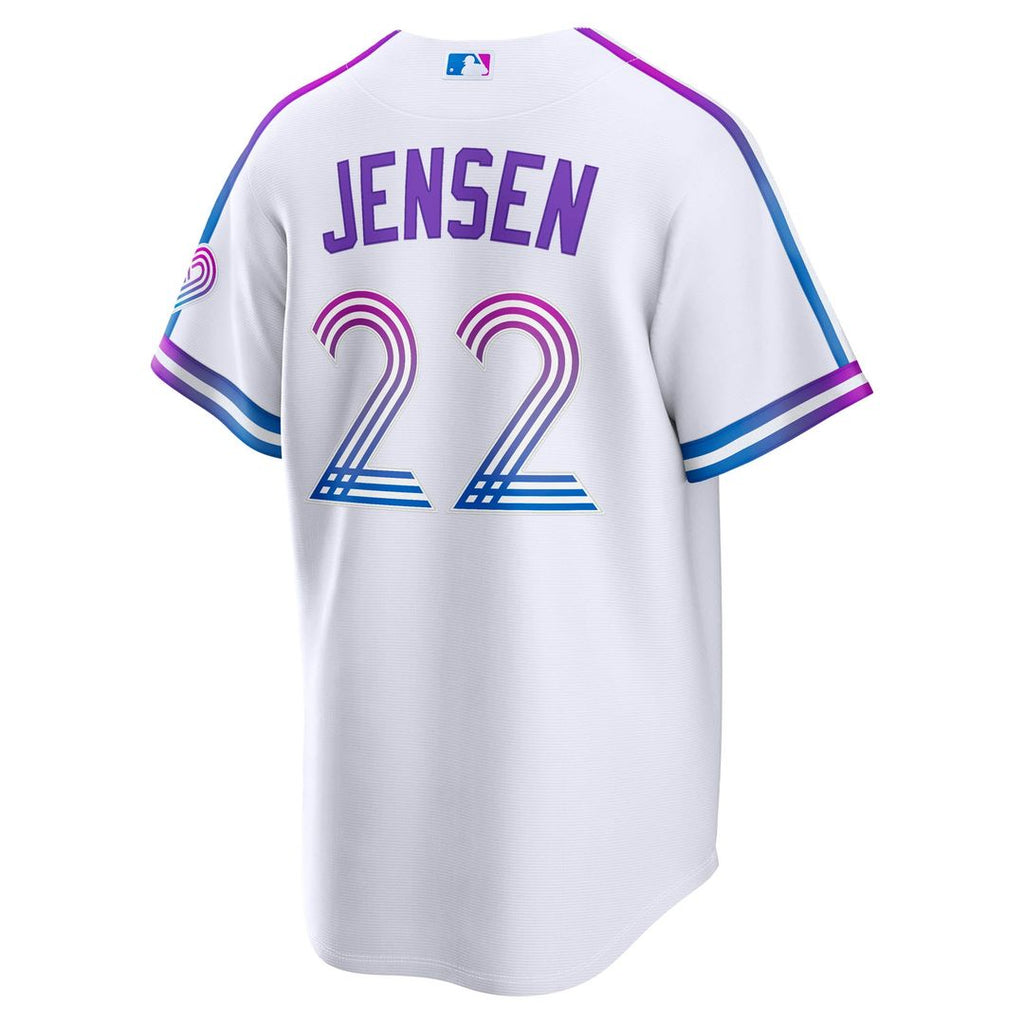 Kansas City Royals Carter Jensen 2026 City Connect Stadium Jersey | White