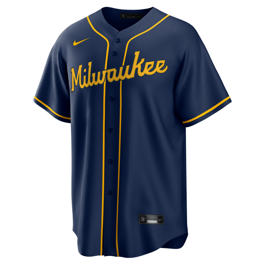 Milwaukee Brewers Home Replica Team Jersey | Cream