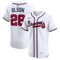 Atlanta Braves Matt Olson Home Elite Jersey | White
