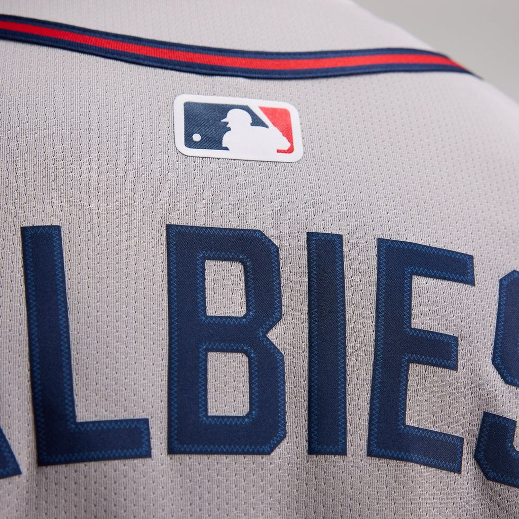 Atlanta Braves Ozzie Albies Road Limited Jersey | Gray