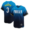 Philadelphia Phillies Bryce Harper City Connect Limited Jersey | Blue