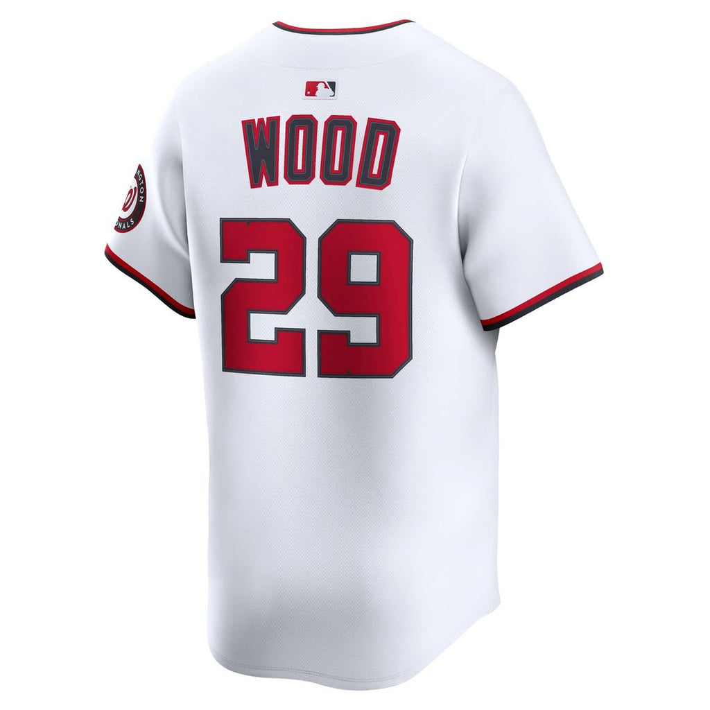 Washington Nationals James Wood Home Limited Jersey | White
