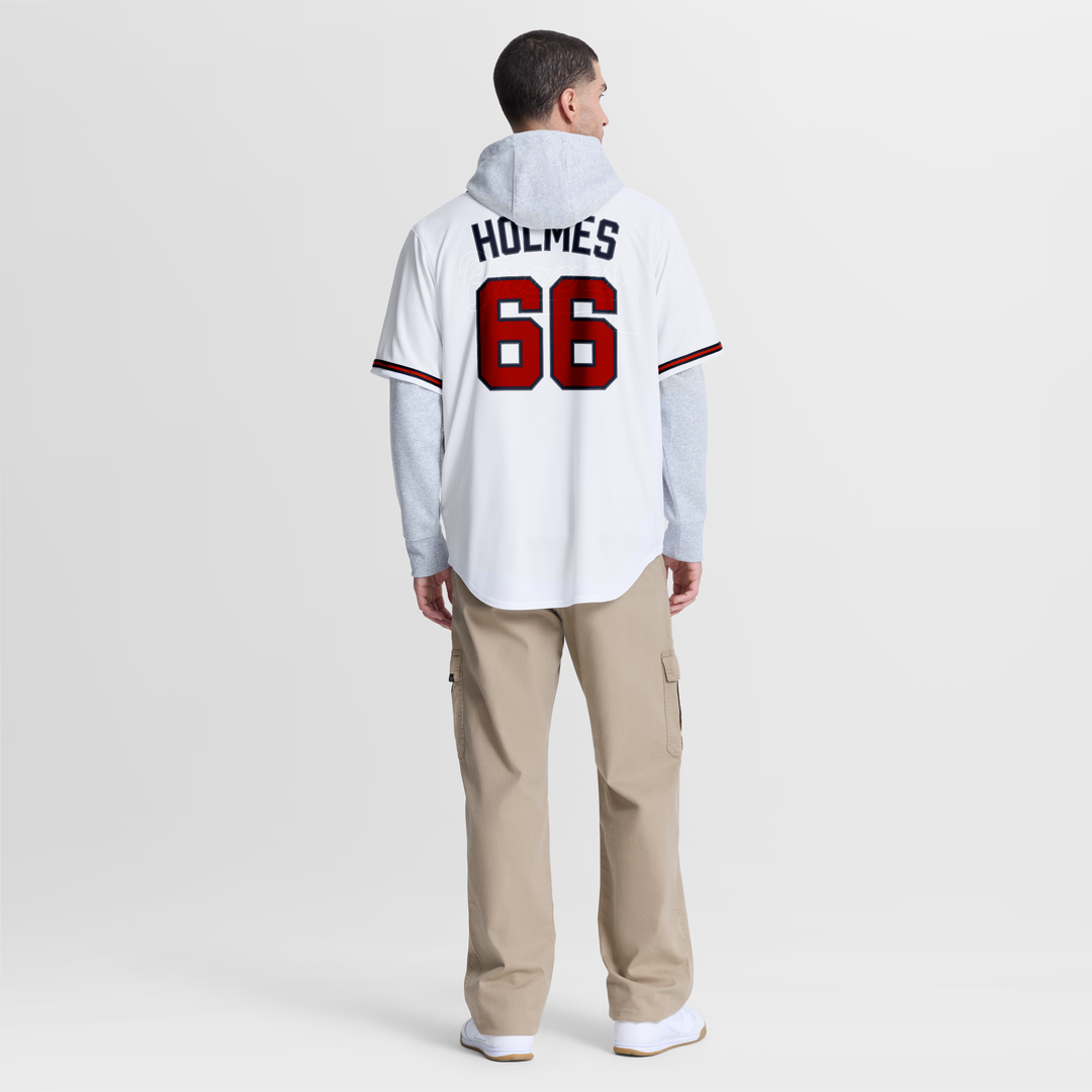 Atlanta Braves Grant Holmes Home Replica Jersey | White