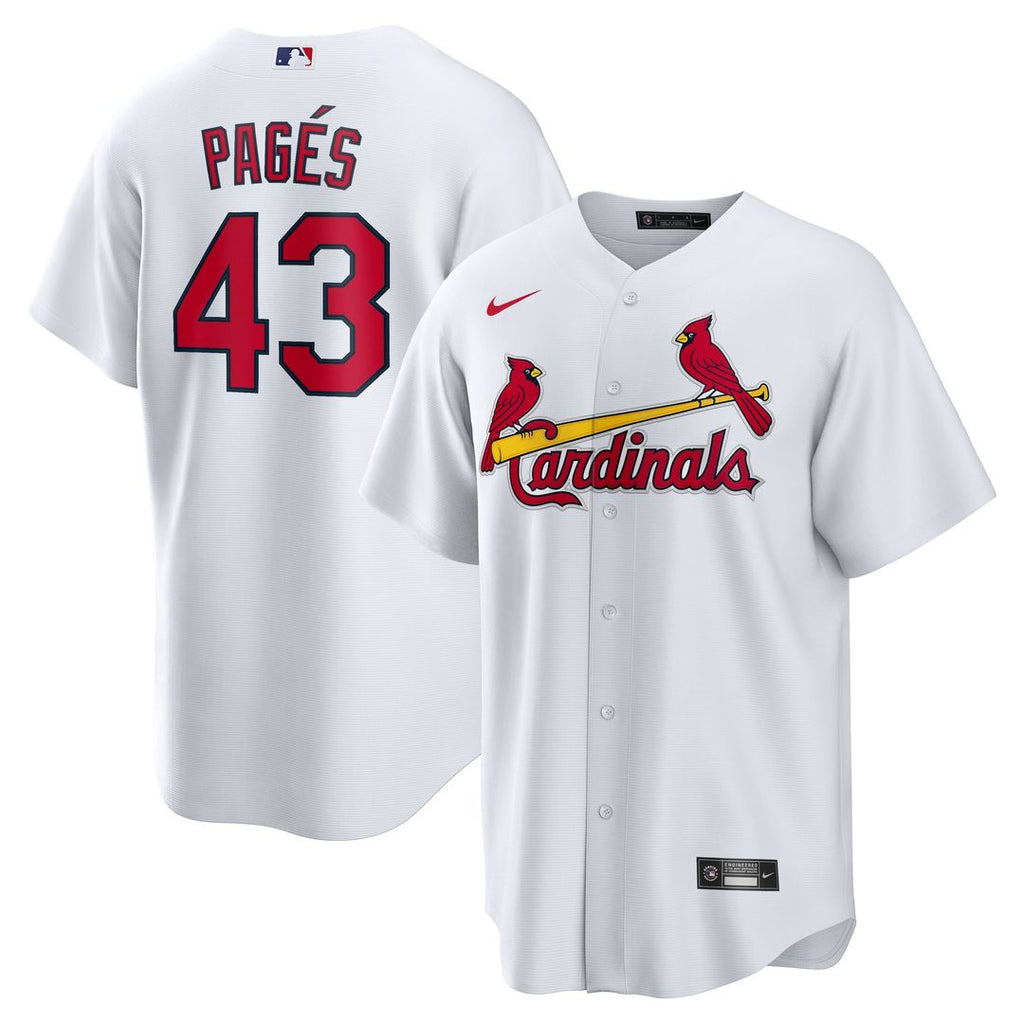 St. Louis Cardinals Pedro Pagés Home Replica Jersey | White