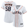 Houston Astros Hunter Brown Women's Home Replica Jersey | White