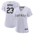 Colorado Rockies Kris Bryant Women's Replica Jersey | White/Purple